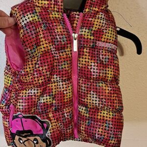 Trukfit puffer hooded vest size 2T